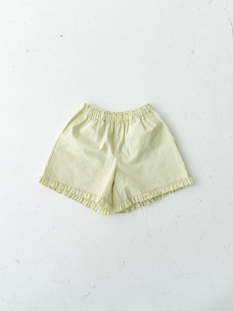 Mini-ruffle shorts – Solii + Solä